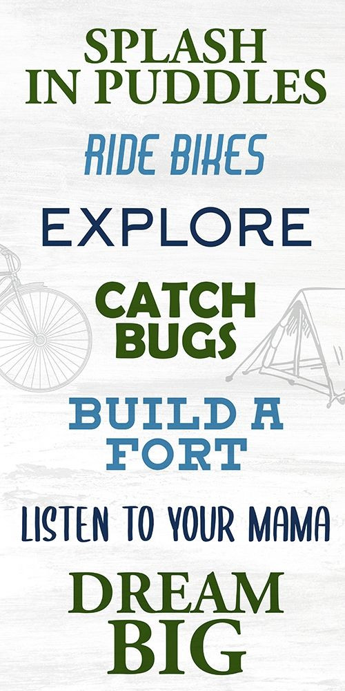 Boy Rules 2 by Kimberly Allen (12 x 24) - Posterazzi