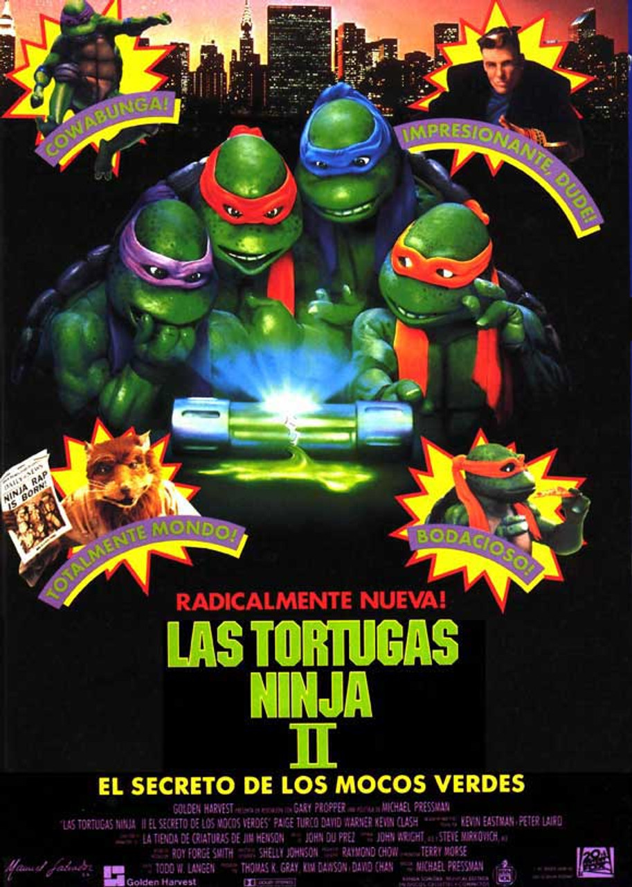 teenage mutant ninja turtles 2 movie poster