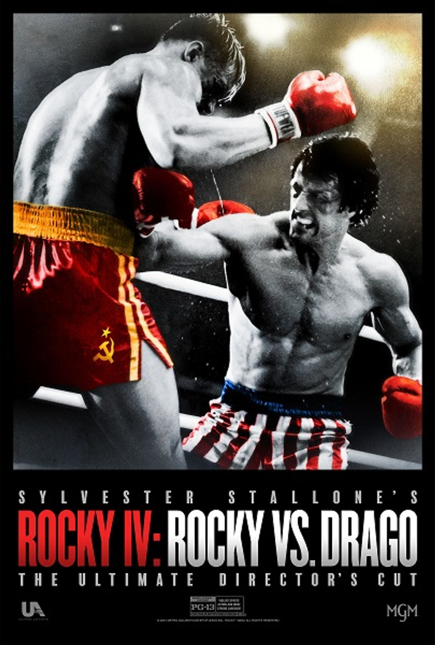 Rocky 4 Rocky vs Drago Director's Cut Movie Poster Print (27 x 40) - Item #  MOVAB03265