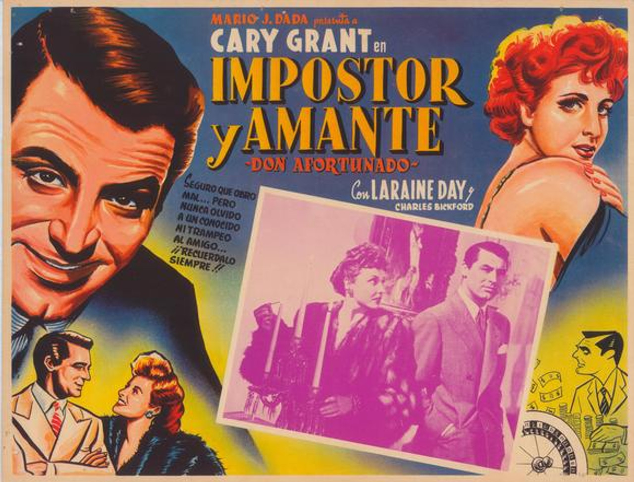 Mr. Lucky Movie Poster Print (11 x 17) Item MOVAH7574 Posterazzi