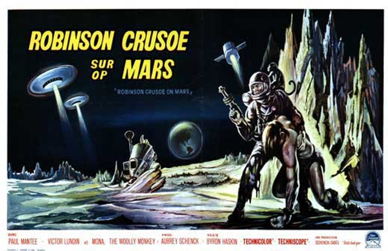 Robinson Crusoe on Mars Movie Poster Print 11 x 17 Item