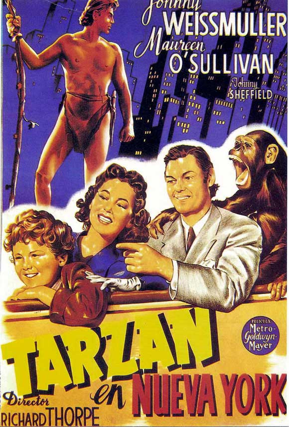 Tarzan's New York Adventure Movie Poster Print (11 x 17) Item
