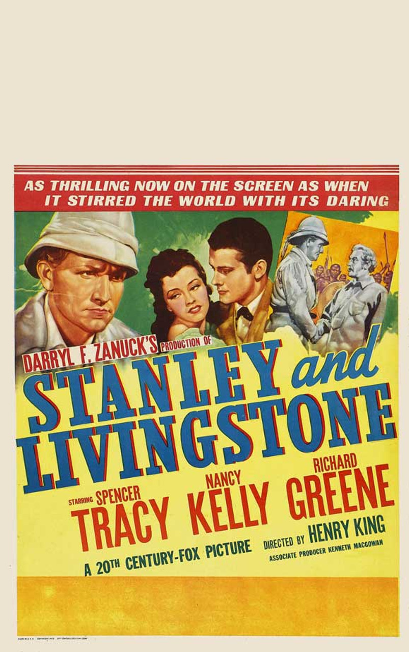 Stanley and Livingstone Movie Poster Print (27 x 40) - Item ...
