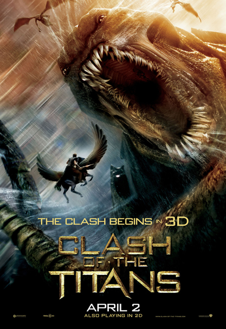 Clash of the titans, Action movie poster, Movie memorabilia