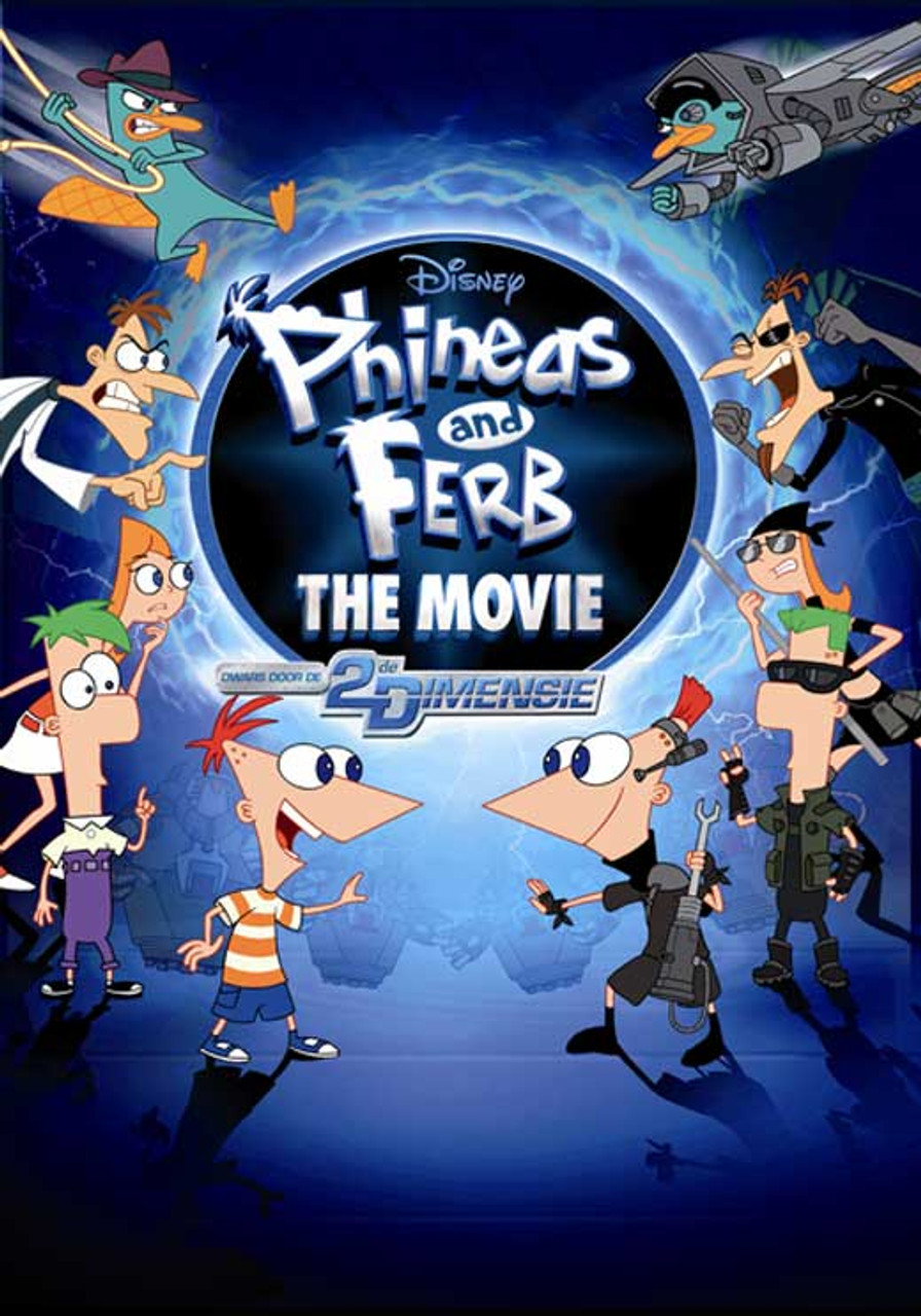 Phineas and Ferb: Across the Second Dimension Movie Poster Print