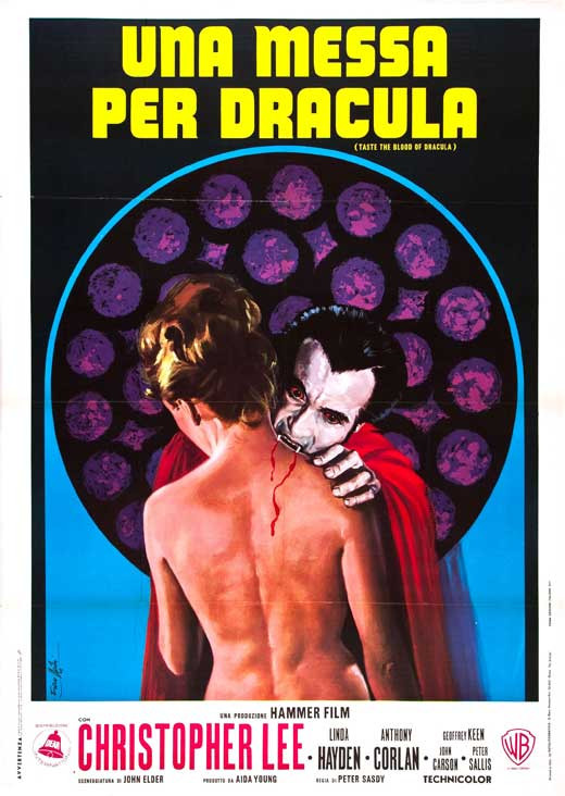 90s デッドTASTE THE BLOOD OF DRACULA 大判ポスター Taste the Blood of Dracula Movie Poster Print (11 x 17) - Item