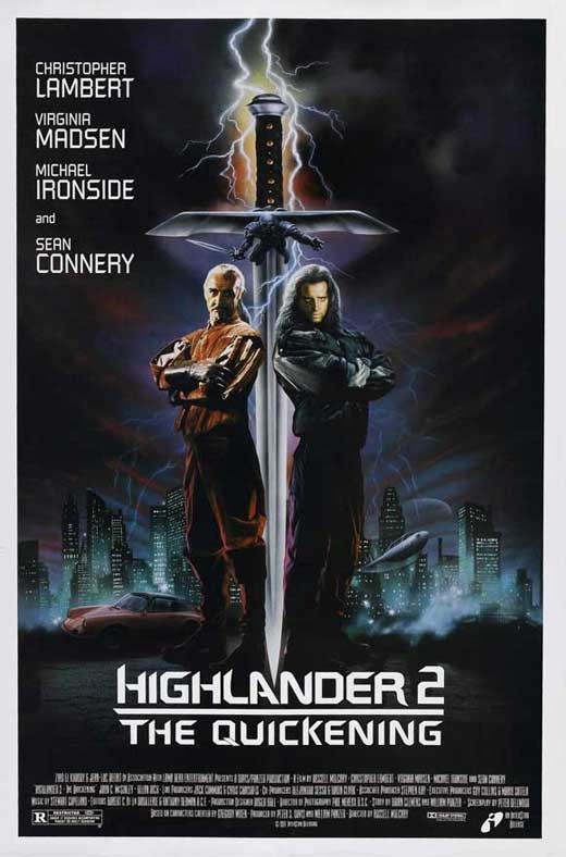 highlander 2 movie poster