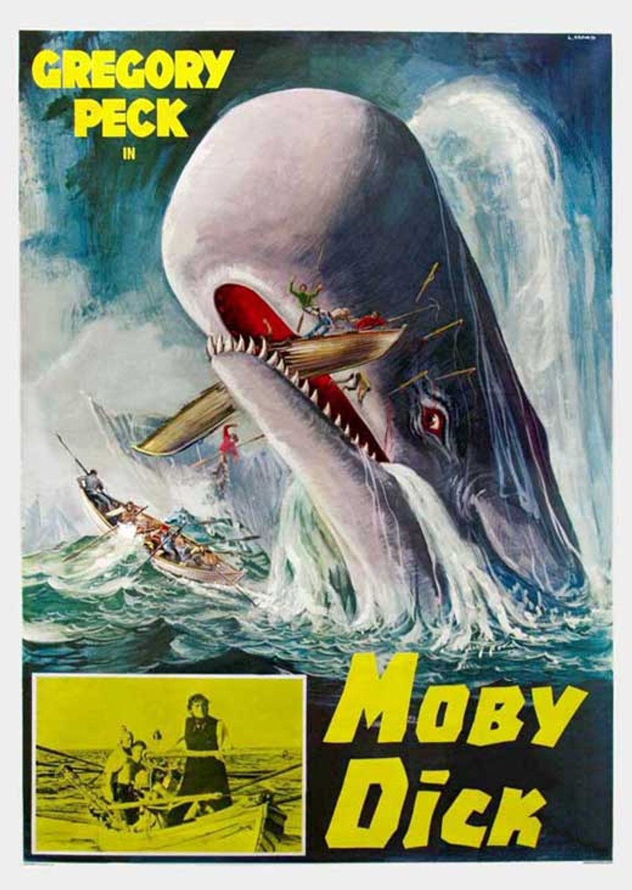 Moby Dick Movie Poster Print 11 x 17 Item MOVAI9678