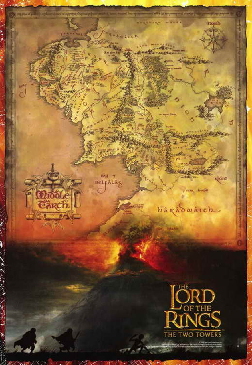 Lord of the Rings: The Two Towers Movie Poster Print (11 x 17) - Item #  MOVED2886