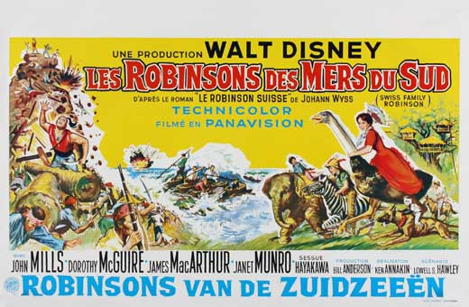 Swiss Family Robinson Movie Poster Print (11 x 17) - Item # MOVIB49283 ...