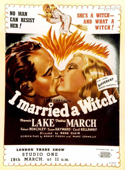 i married a witch poster