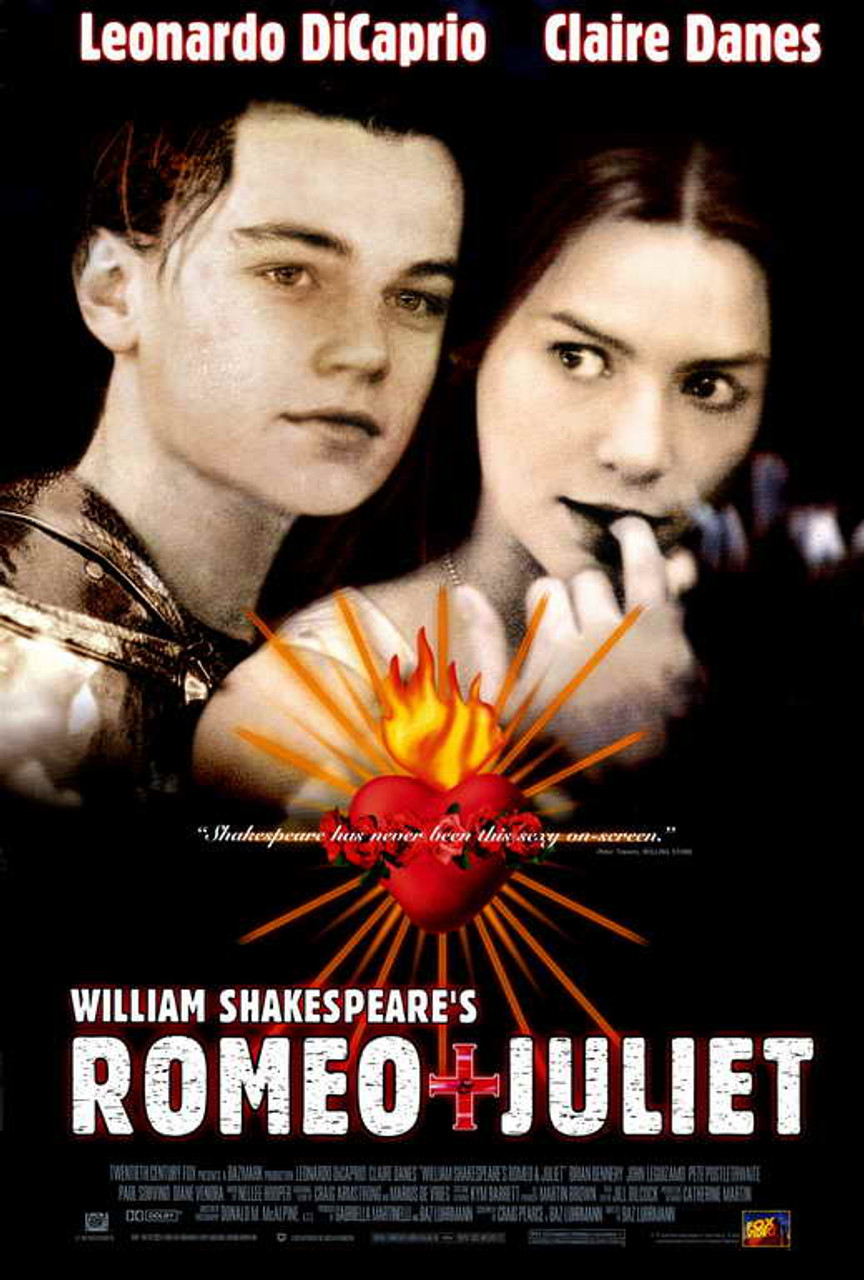 William Shakespeare's Romeo and Juliet Movie Poster Print (27 x 40