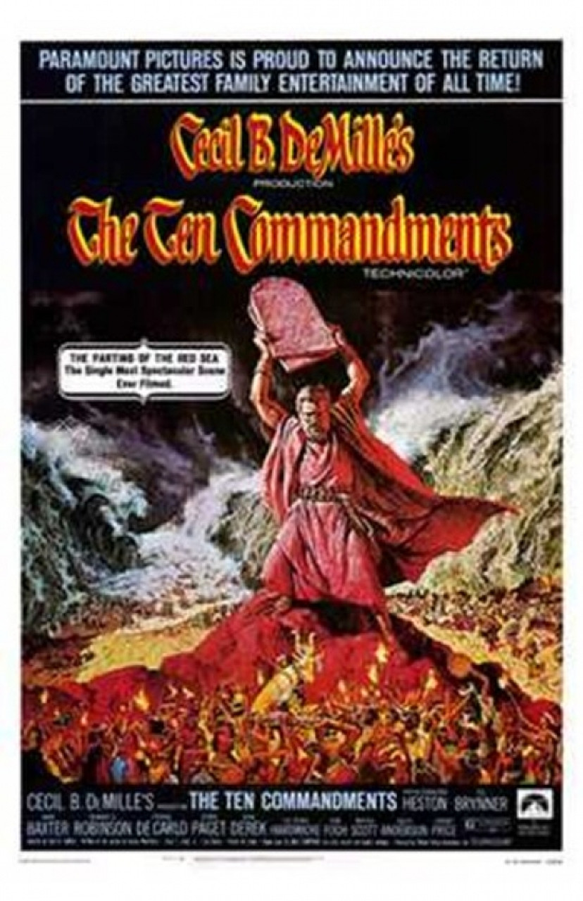 ten commandments movie poster