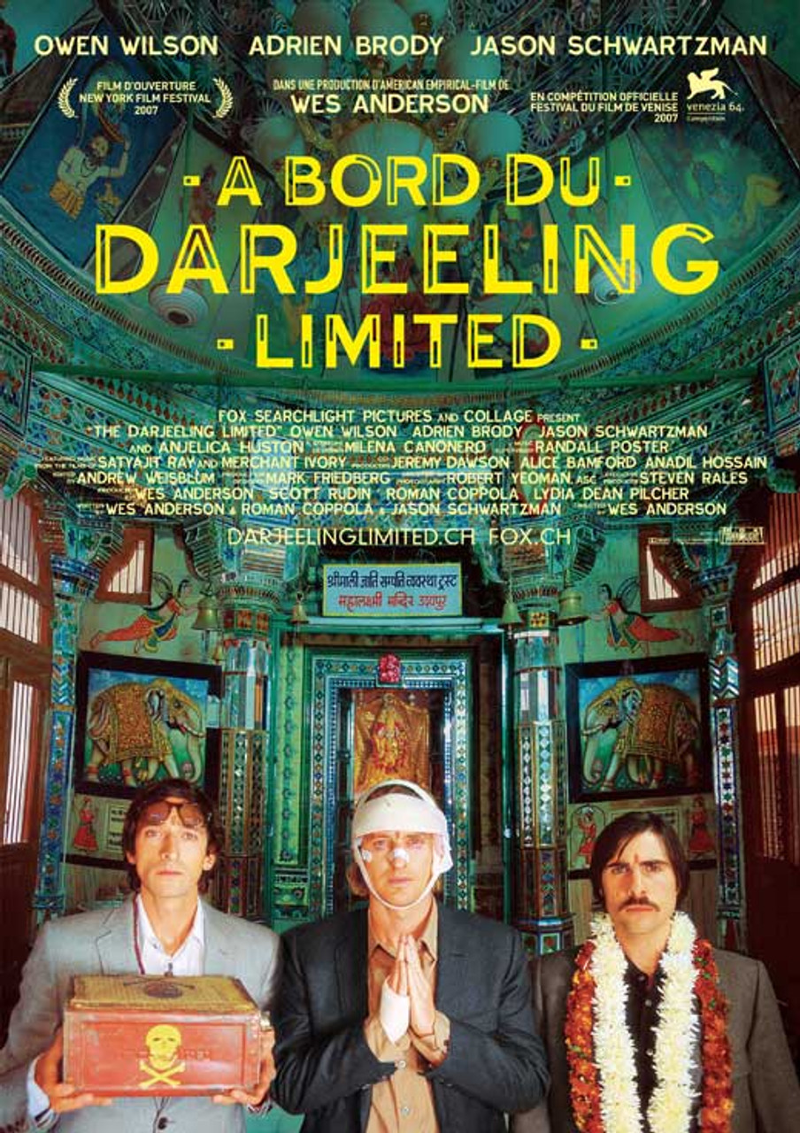 Movie Posters The Darjeeling Limited 27 x 40