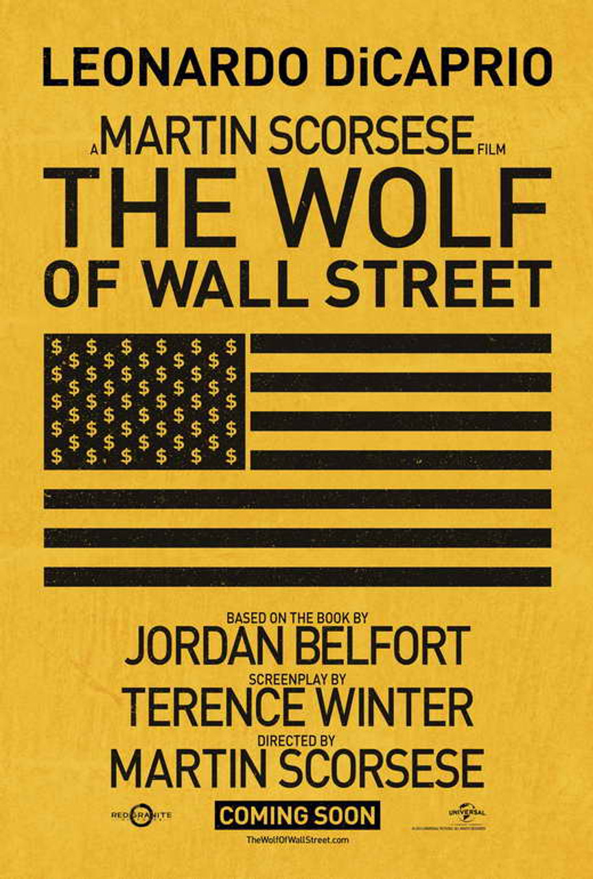 the wolf of wall street poster