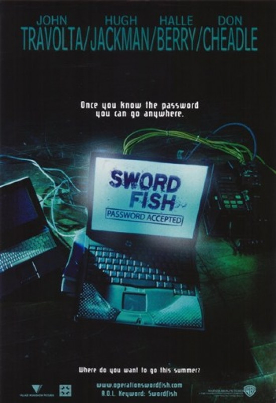 Swordfish Movie Poster (11 x 17) Item MOV204975 Posterazzi
