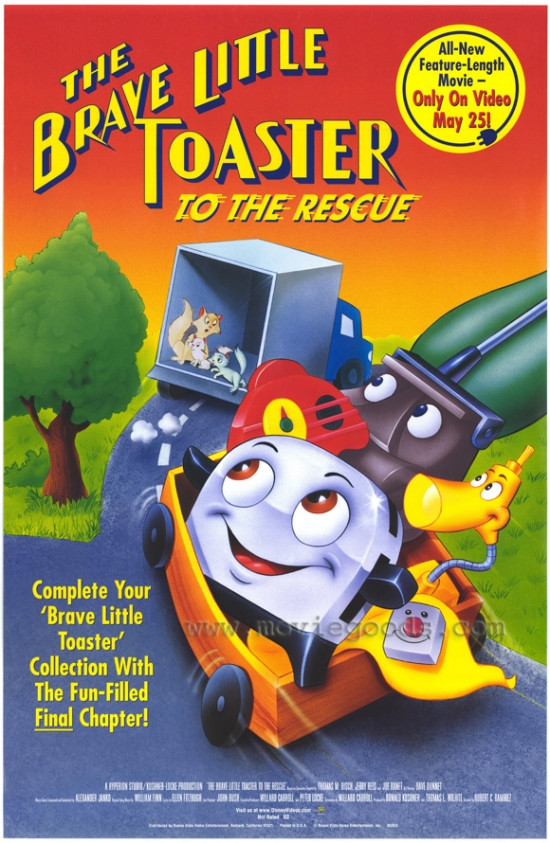 The Brave Little Toaster to the Rescue Movie Poster Print (27 x 40