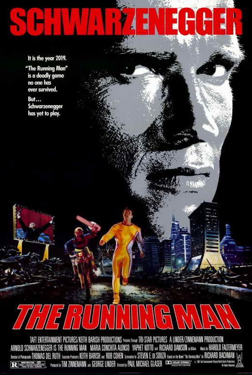 The Running Man Movie Poster Print (11 x 17) - Item # MOVGF2013