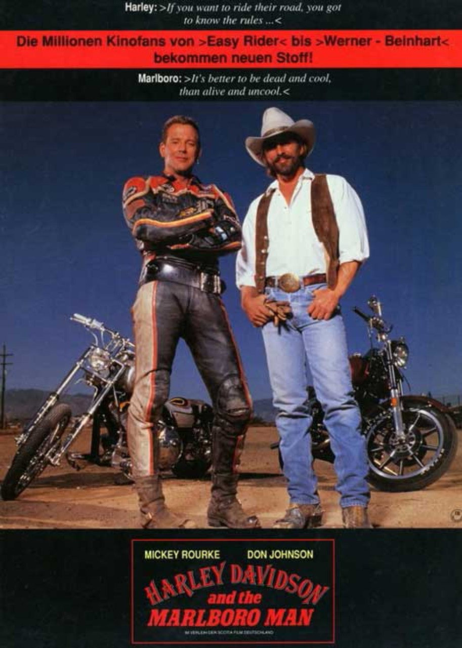 Harley Davidson and the Marlboro Man Movie Poster Print (11 x 17