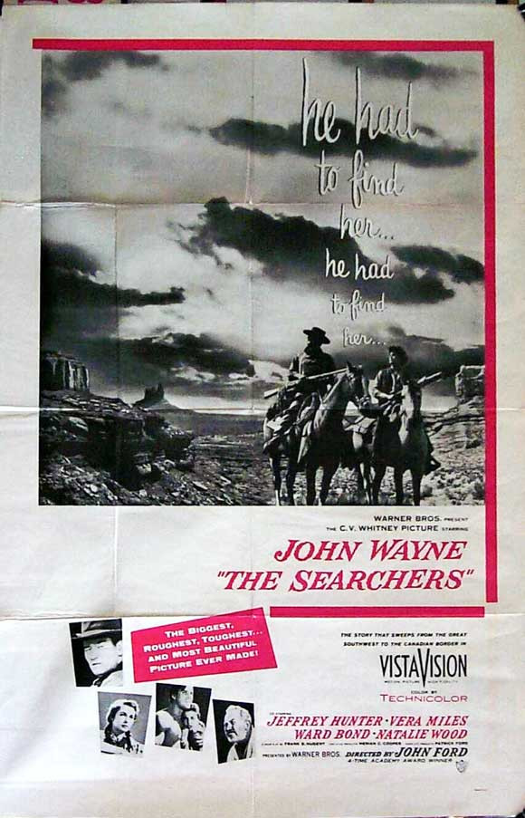 The searchers movie poster print 11 x 17 item movcb47370 posterazzi