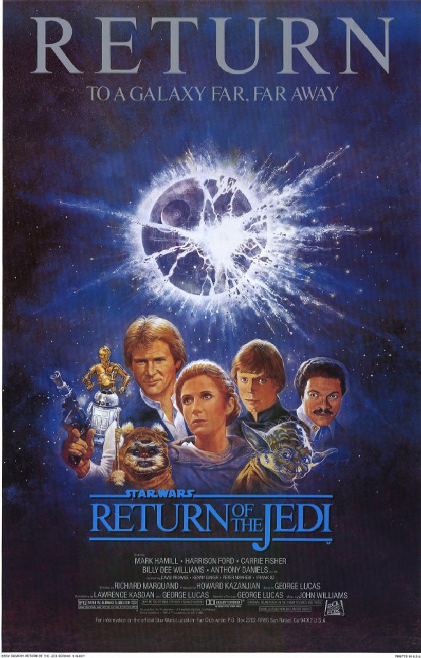 star wars return of the jedi movie poster