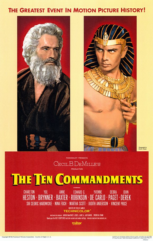 The Ten Commandments Movie Poster Print (11 x 17) Item MOVIC8871