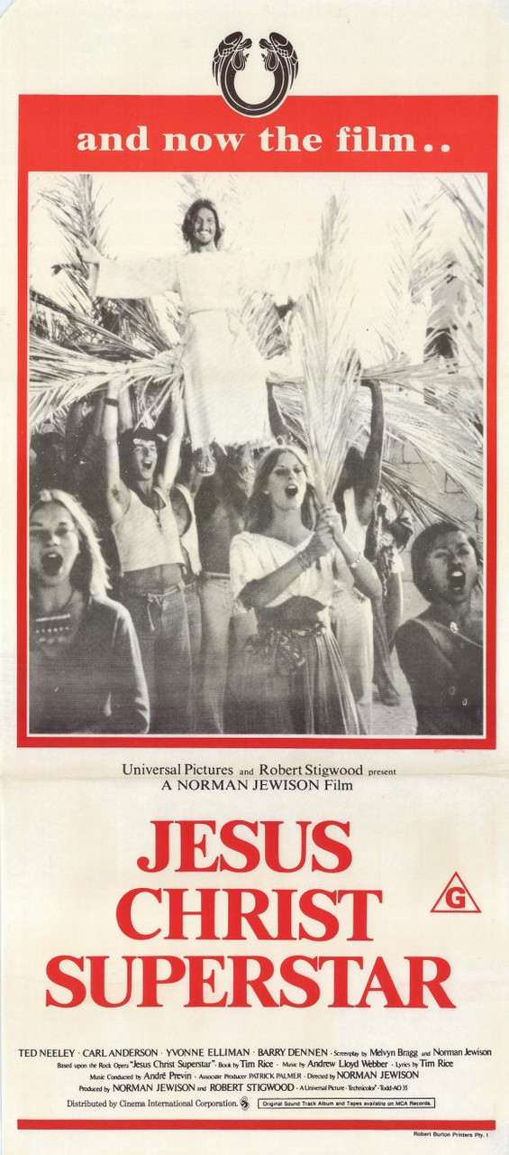Jesus Christ Superstar Movie Poster Print (11 x 17) - Item