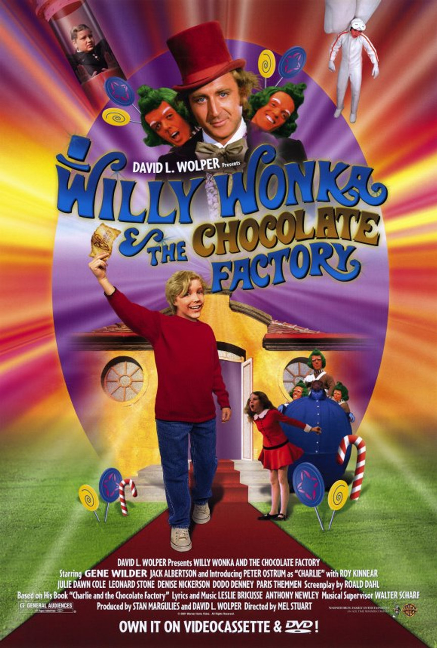 willy wonka and the chocolate factory poster