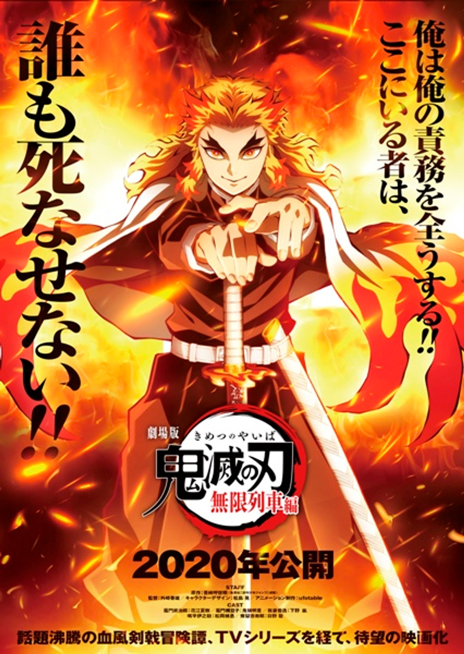 Demon Slayer Kimetsu No Yaiba Movie Mugen Train Poster 01 High