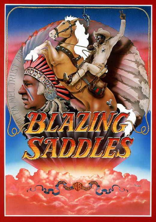 Blazing Saddles Movie Poster Print 27 X 40 Item MOVCJ6291 Blazing saddles movie poster print 27 x 40 item movcj6291