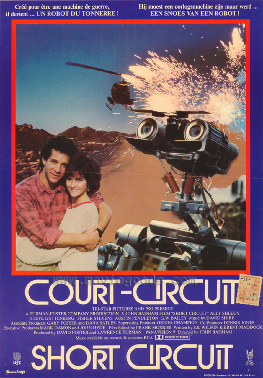 Short Circuit 2 (1988) Original One Sheet Movie Poster - Original Film Art  - Vintage Movie Posters