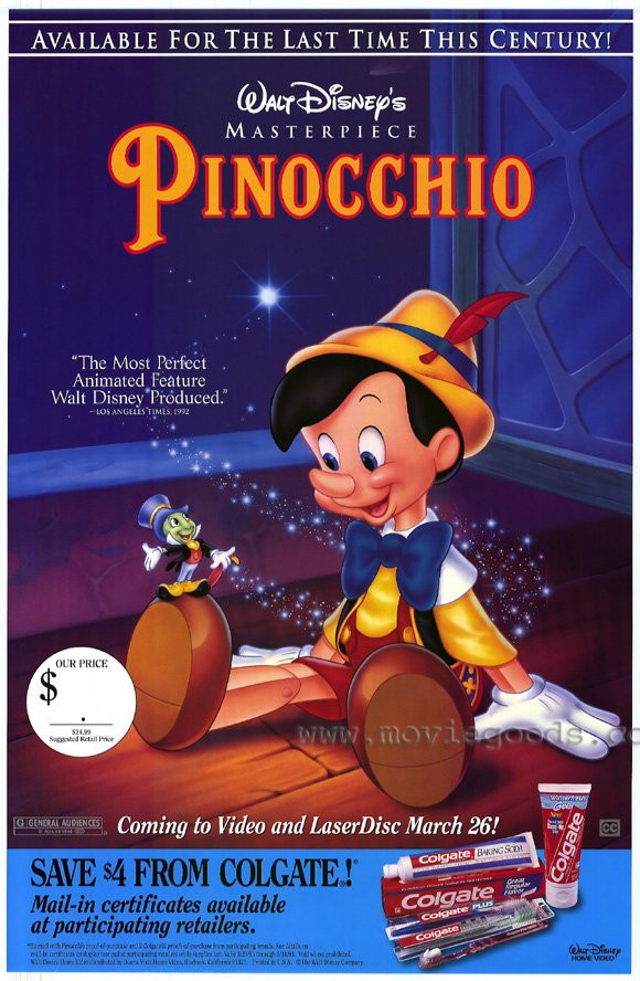 Pinocchio Movie Poster Print (11 x 17) - Item # MOVIE4219 - Posterazzi