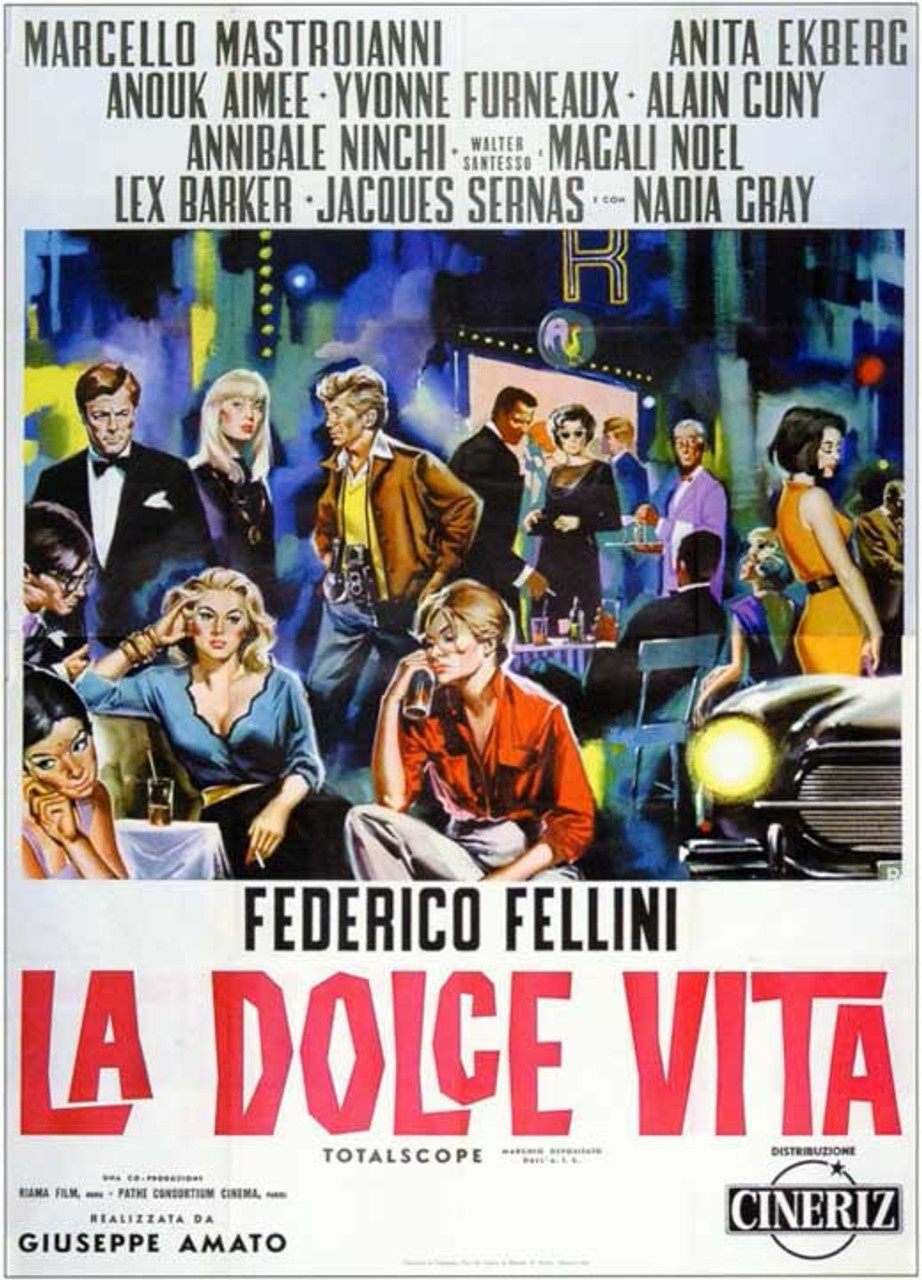 La Dolce Vita Movie Poster Print (11 x 17) - Item # MOVCE9841 - Posterazzi