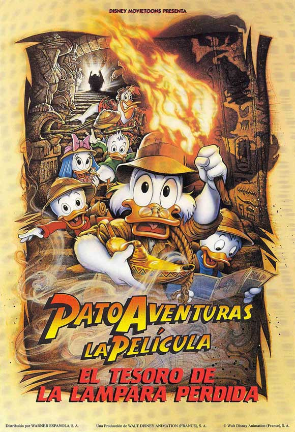 DuckTales the Movie: Treasure of the Lost Lamp Movie Poster Print