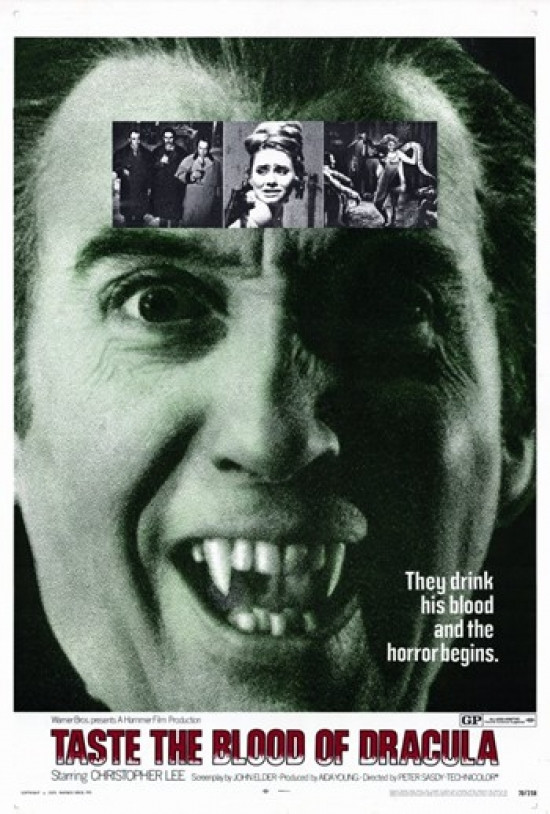 90s デッドTASTE THE BLOOD OF DRACULA 大判ポスター Taste the Blood of Dracula Movie Poster (11 x 17) - Item