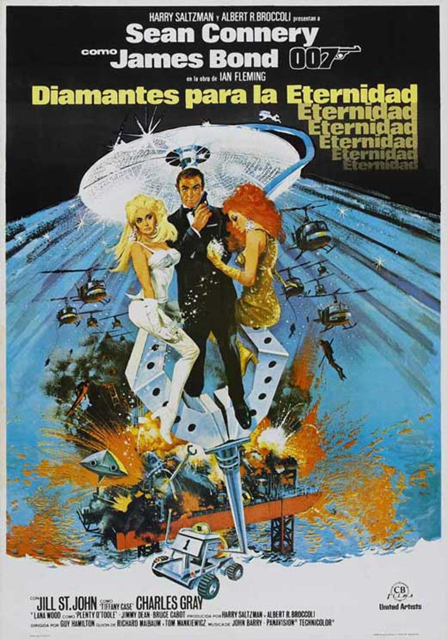 diamonds are forever poster