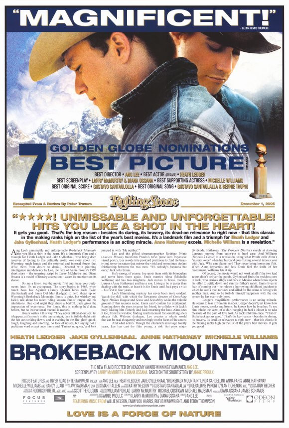 Brokeback Mountain Movie Poster Print (11 x 17) Item MOVEG2821