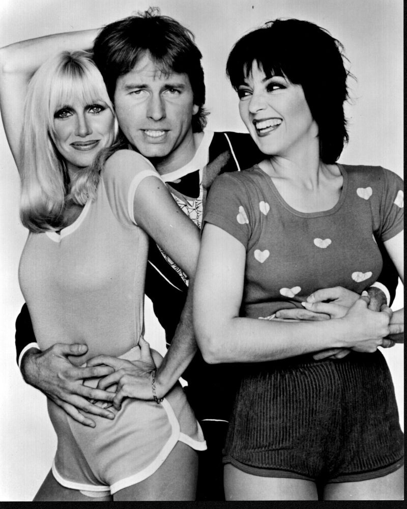 Suzanne Somers, John Ritter And Joyce Dewitt For Three'S Company Black
