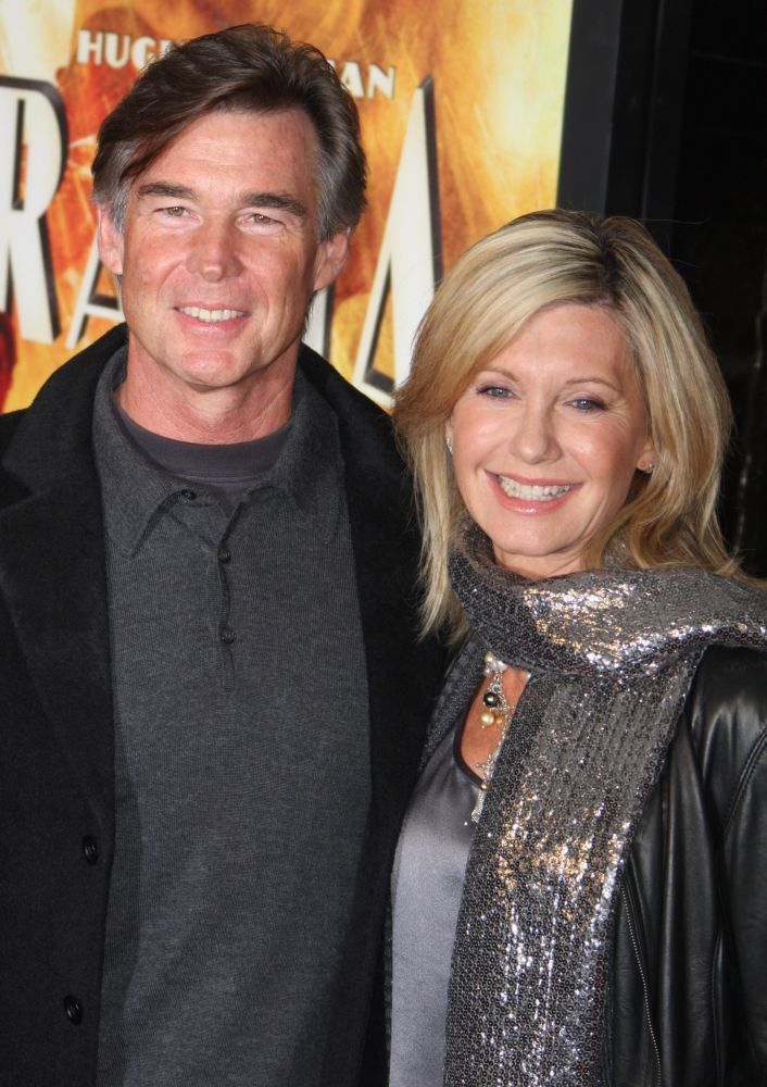 Olivia Newton-John, husband 2008, Photo By John Barrett (Olivia Newton