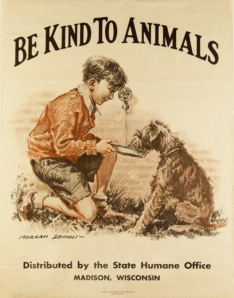 vintage animal posters