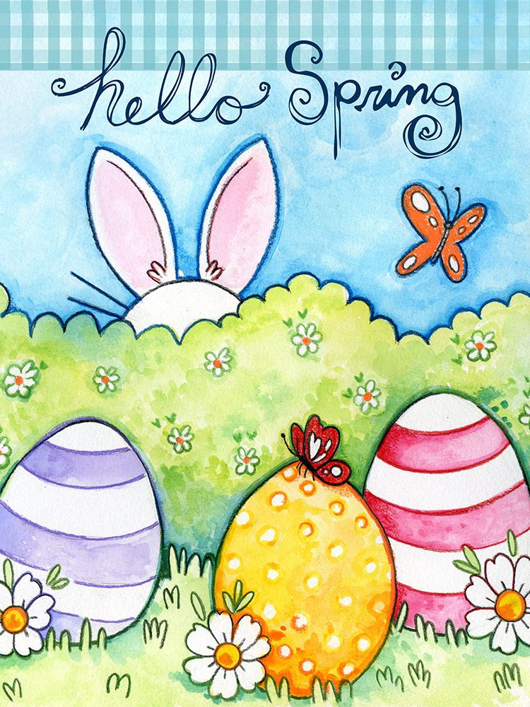 Hello Spring 2 Poster Print - Valarie Wade - Posterazzi