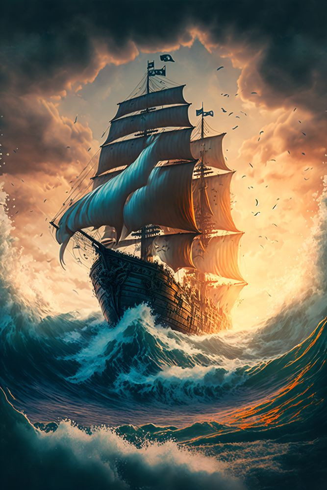 The Flying Dutchman 19 Poster Print - Ray Heere - Posterazzi