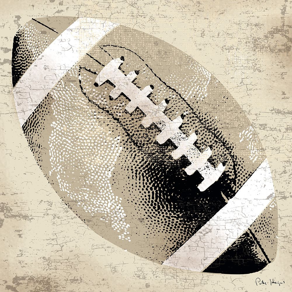 Vintage Football Poster Print - Peter Horjus - Posterazzi