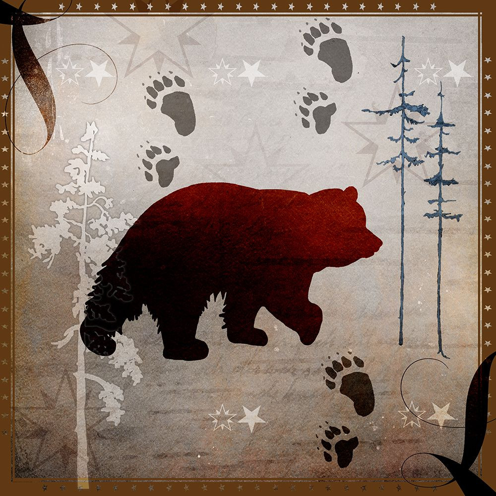 moose track stencil