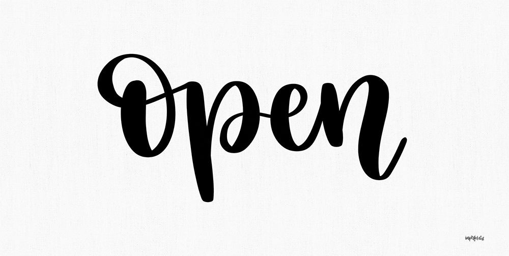 Open Sign Poster Print - Dust Imperfect - Posterazzi