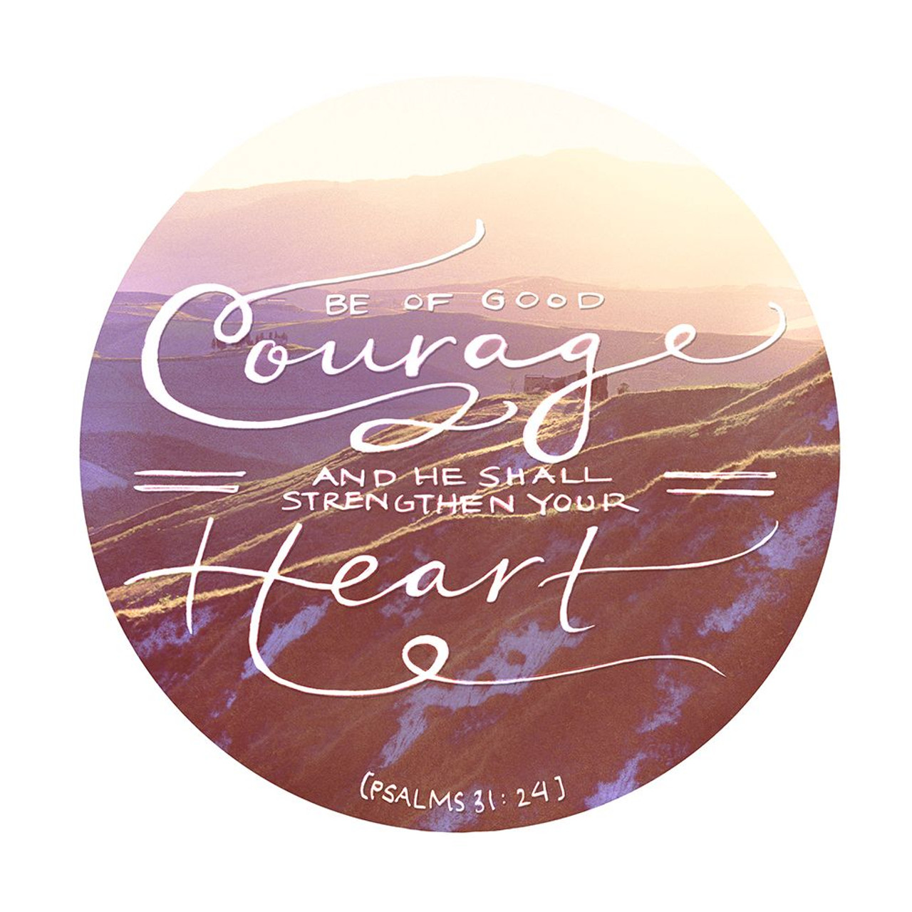 Be of good courage poster print studio sea posterazzi