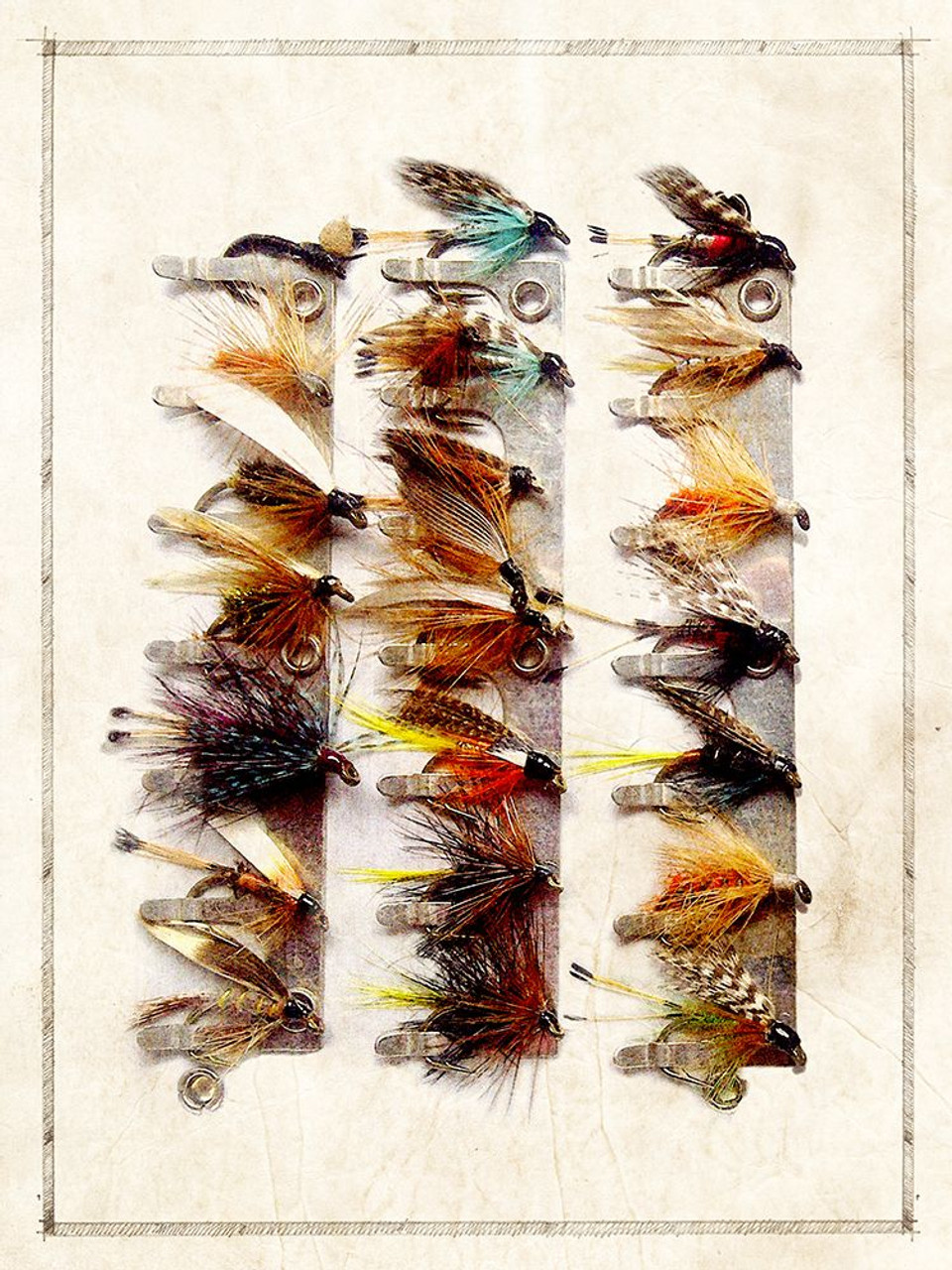 Fly Fishing Lures Poster Print - ArtLab GI - Posterazzi