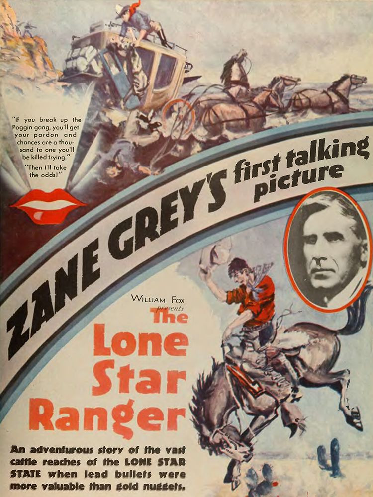 The Lone Star Ranger-1929 Poster Print - Hollywood Archive Vintage ...