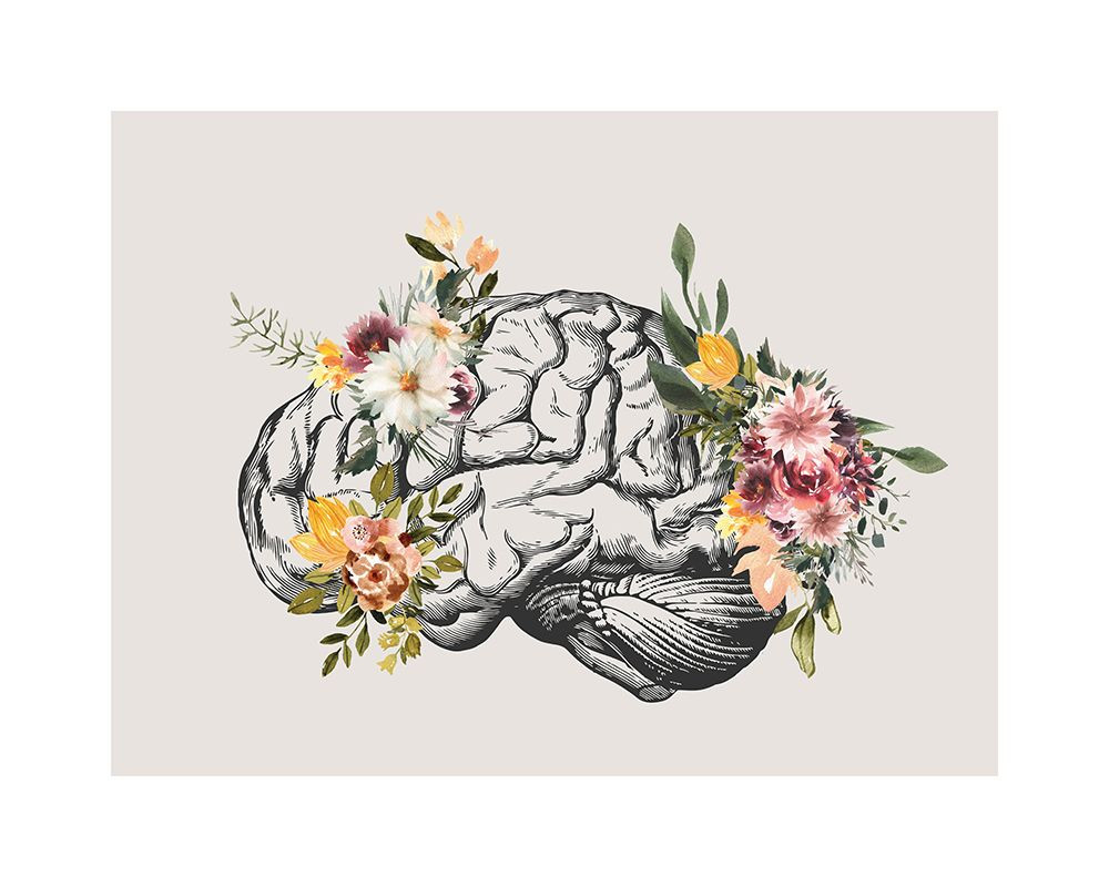 Brain Bloom Poster Print - Beth Cai - Posterazzi
