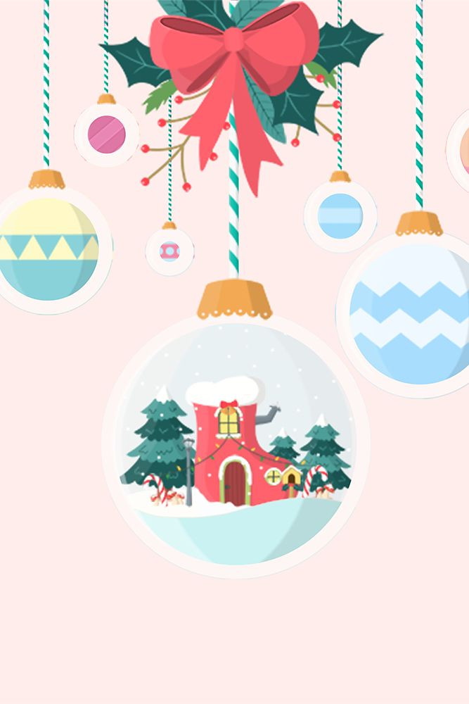 christmas ball poster